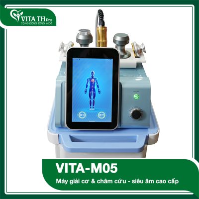 Vita M05 – Máy giải cơ & châm cứu – siêu âm cao cấp